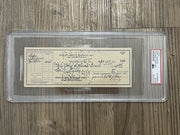 Jake LaMotta Signed Autograph Personal Check Boxing Legend PSA/DNA RAGING BULL