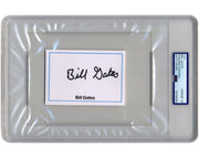 Iconic Microsoft Founder Bill Gates Signed Cut Autograph PSA Gem Mint 10