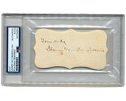 Iconic American Poet Henry Wadsworth Longfellow Signed Cut PSA Auto