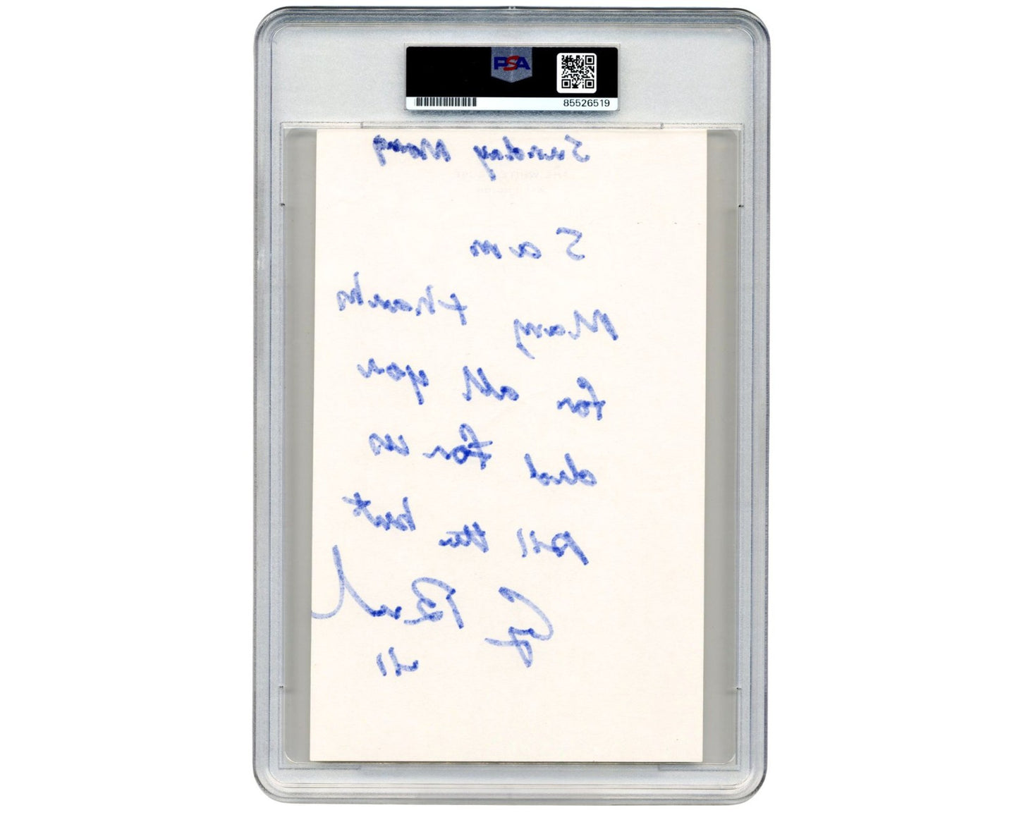 President George H. W. Bush RARE W.H. Format Signed Letter to Valet PSA Mint 9