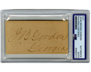 Civil War Confederate General John Brown Gordan "Georgia" Signed Cut PSA Auto