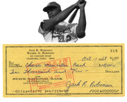 Jackie Robinson Signed Check for 10K During Year of MLK Assassination! PSA Auto