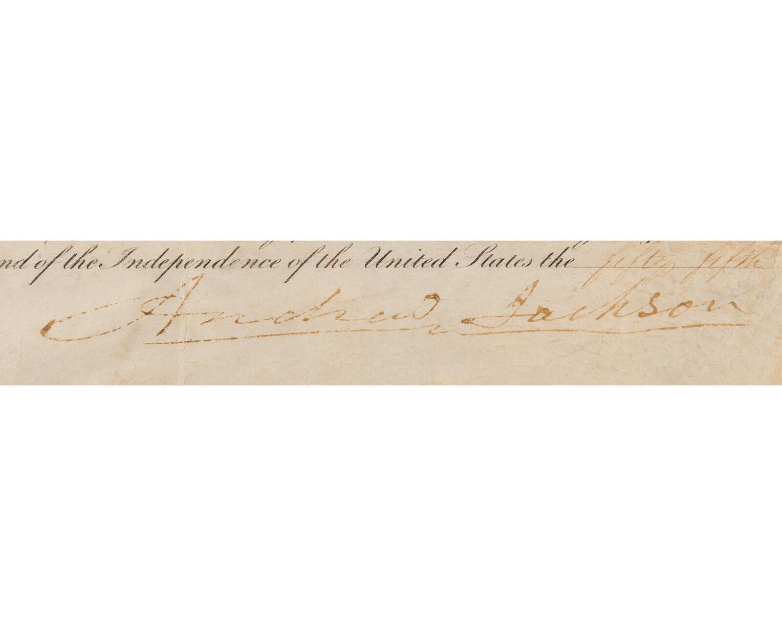 President Andrew Jackson Signed Alabama Land Grant after Indian Removal Act JSA