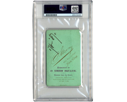 Civil War General Daniel Sickles Signed Carte De Visite (CDV) - FANTASTIC! PSA