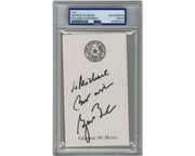 President George W. Bush Signed Cut as Texas Governor! "To Michael" PSA