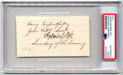 Civil War Sec. Of Treasury John Dix Signed Cut PSA/DNA "Shoot him on the spot!"