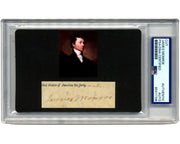 President JAMES MONROE Signed Cut Display - A Gorgeous Example! PSA Auto