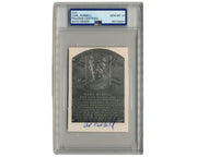Carl Hubbell Hall of Fame Plaque Cut Signature PSA Gem Mint 10 Auto