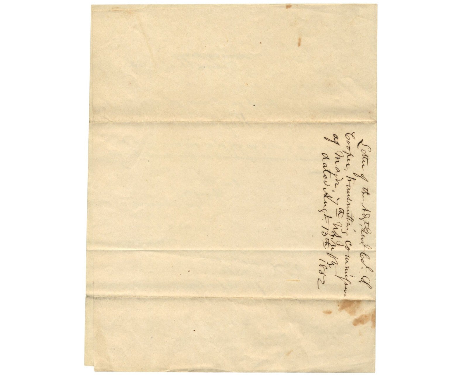 Civil War Key Confederate Adj. General Samuel Cooper Promotes Soldier PSA Auto