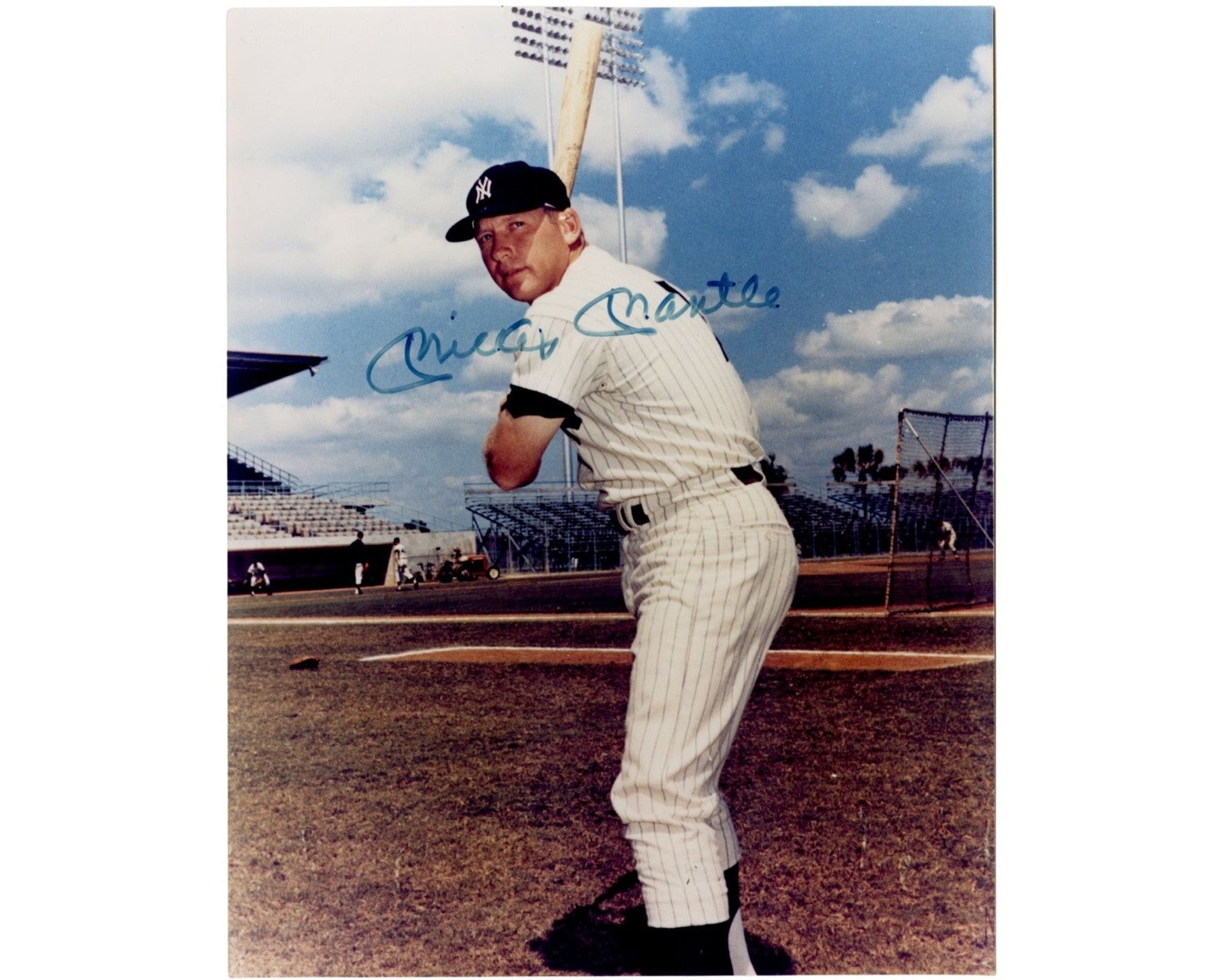 Yankees Legend Mickey Mantle Signed Photograph JSA LOA