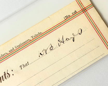 President Rutherford B. Hayes Signed Quit Claim Deed Cut Document PSA Auto