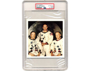 Unique Neil Armstrong Apollo 11 Signed Crew Photo PSA/DNA Bold Auto