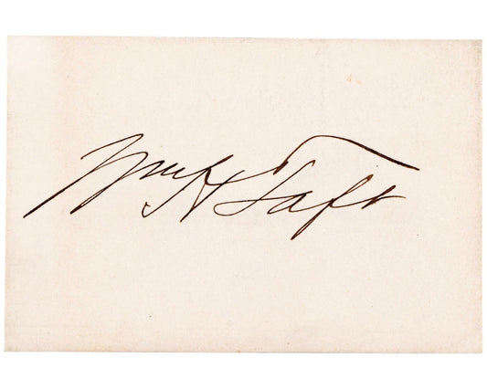 President & Supreme Court Justice William H. Taft Signed Cut - Perfect! JSA Auto