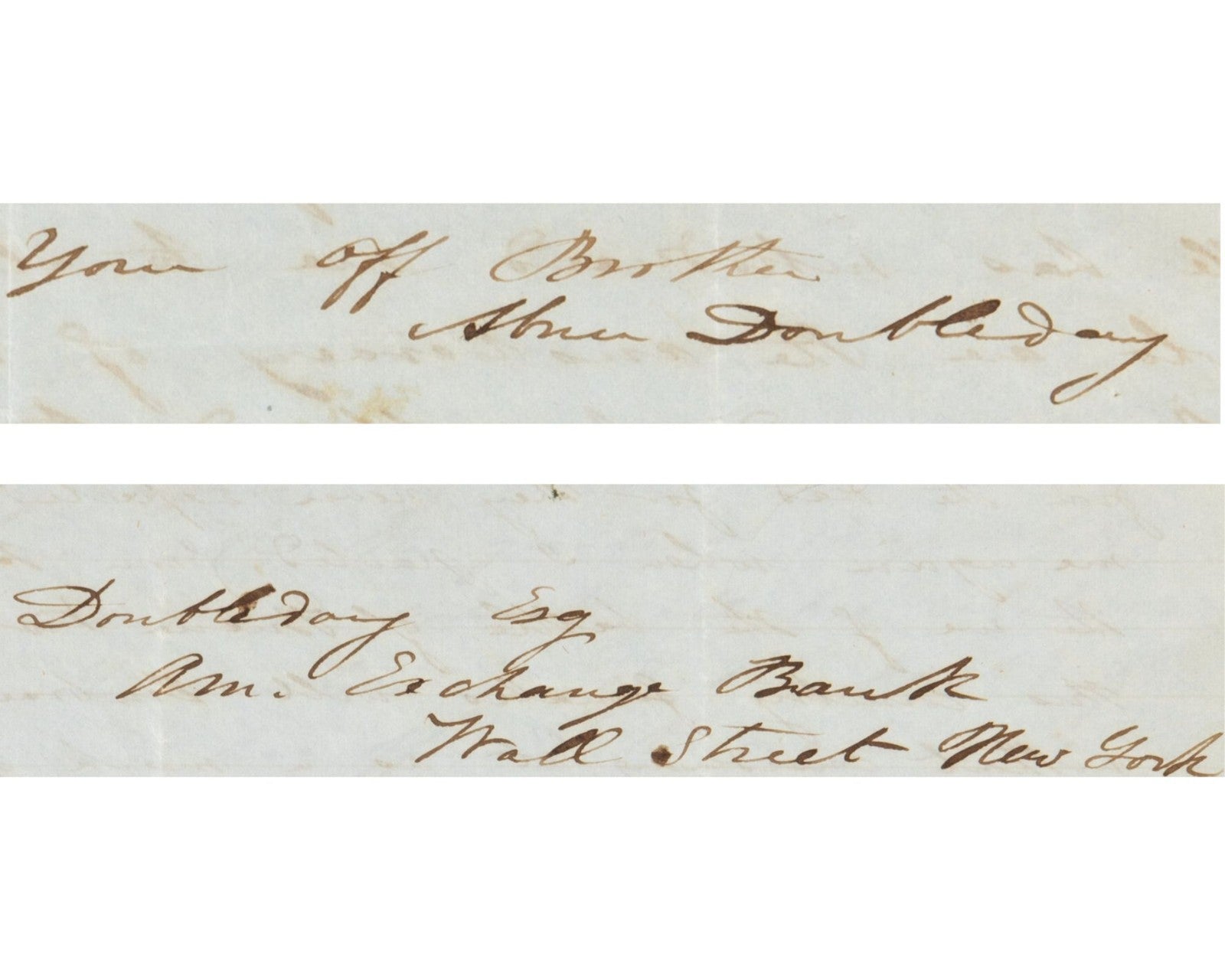 Incredible Abner Doubleday Signed Letter (ALS) On Mexican American War PSA & BAS