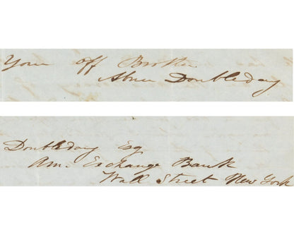 Incredible Abner Doubleday Signed Letter (ALS) On Mexican American War PSA & BAS