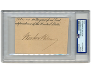 President WOODROW WILSON Signed Cut Autograph PSA Perfect Signature
