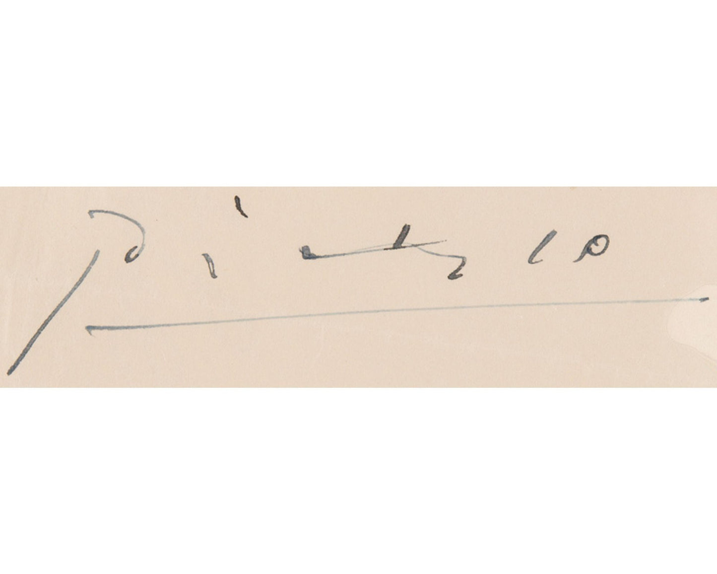 Rare Pablo Picasso Signed Handwritten Letter to his Financial Advisor PSA Auto