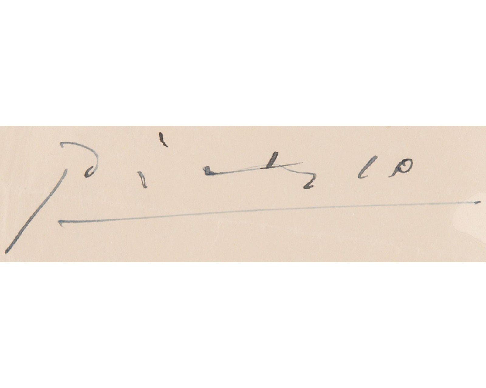 Rare Pablo Picasso Signed Handwritten Letter to his Financial Advisor PSA Auto