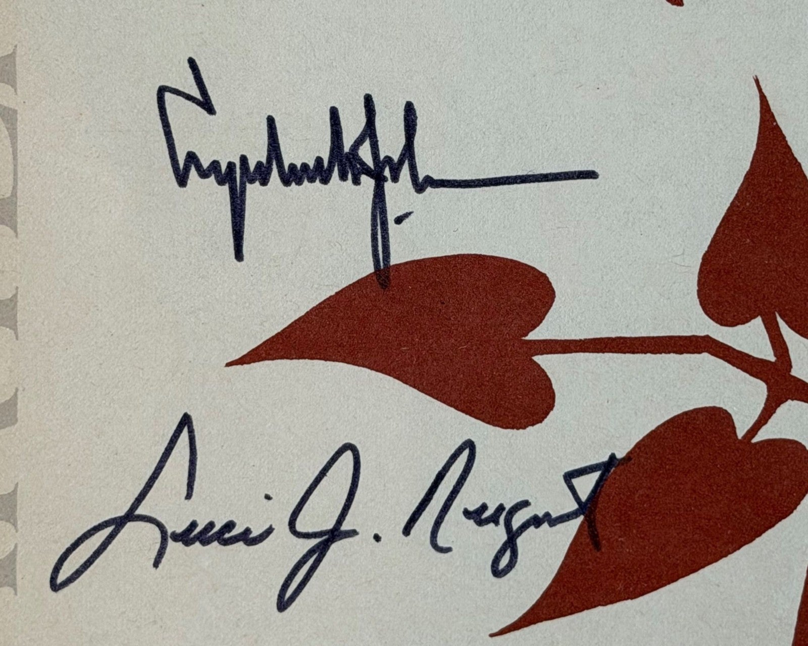 President Lyndon Johnson Signed Program w/ Declaration, Consitution Prints JSA