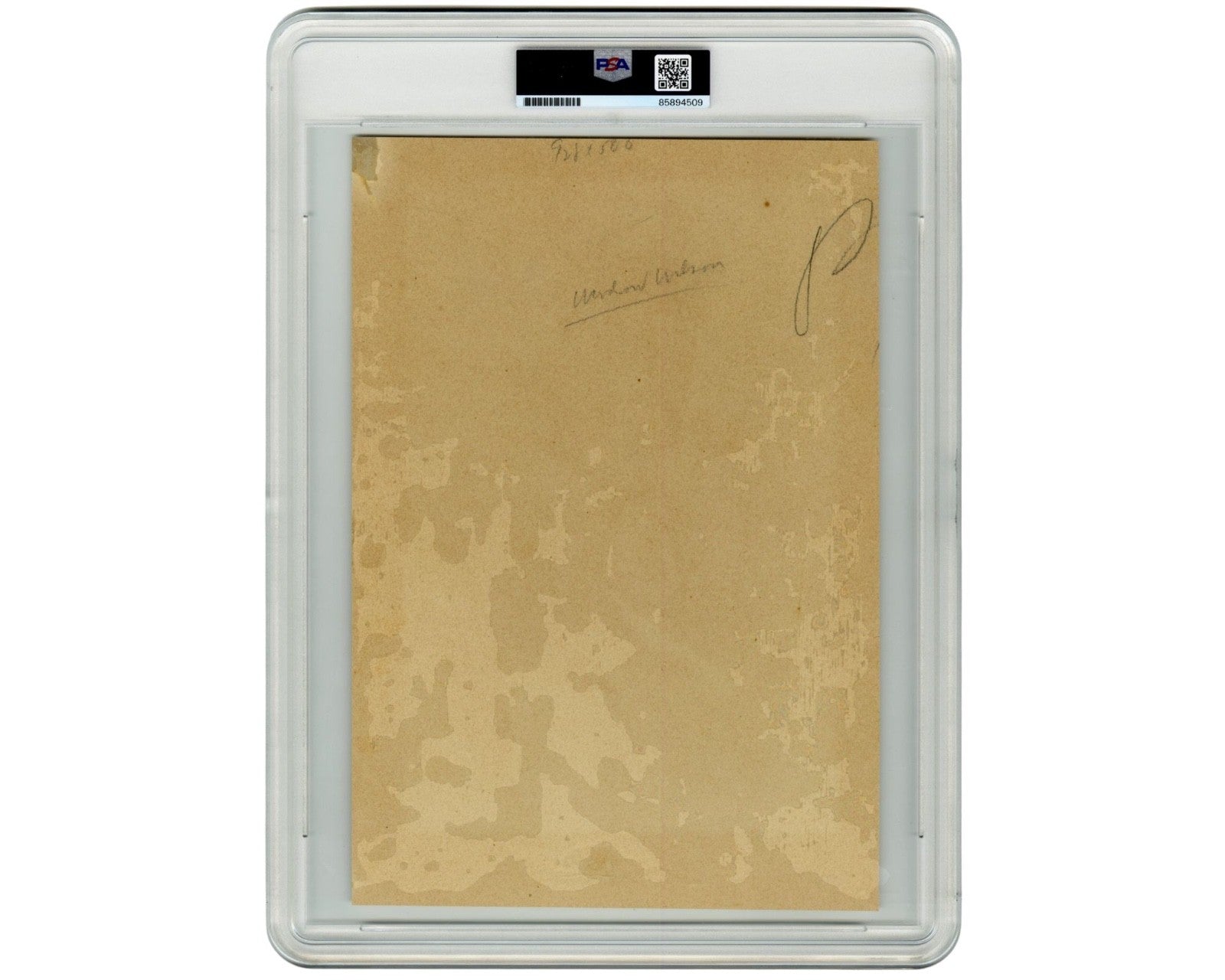 Finest Woodrow Wilson Signed Harris & Ewing Sepia Photograph PSA Auto