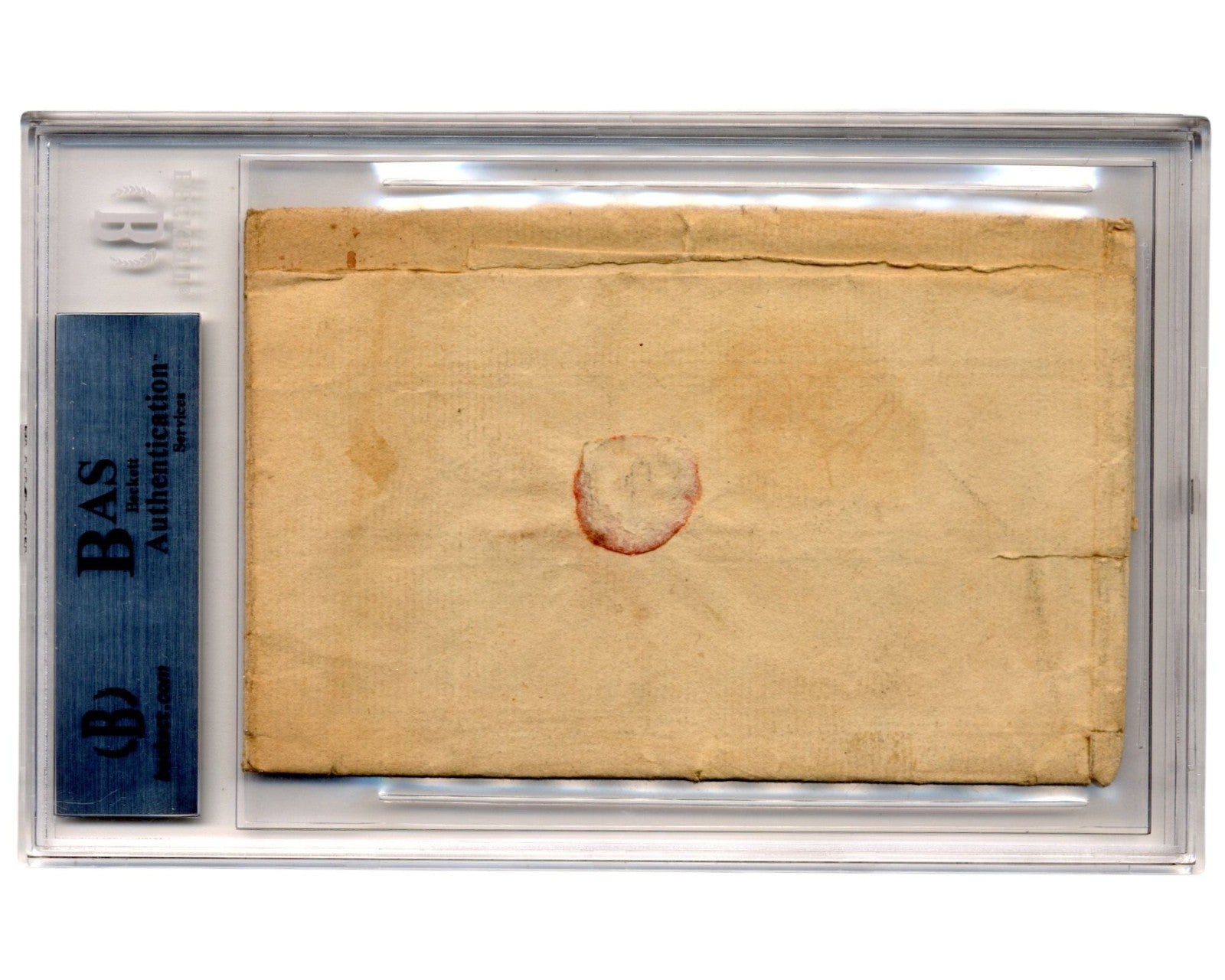 President John Quincy Adams Signed Free Frank BAS Authentication, Bold Auto!