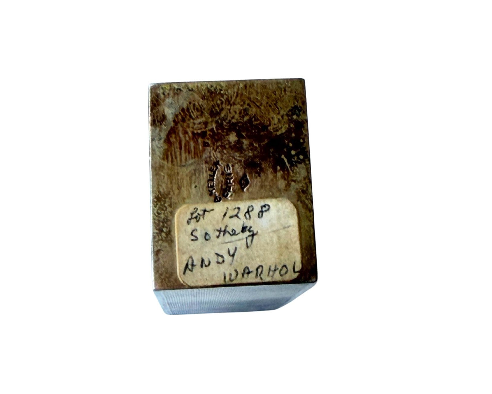 Andy Warhol Personally Owned Perfume Bottle Ex. Sotheby, Lot 1288