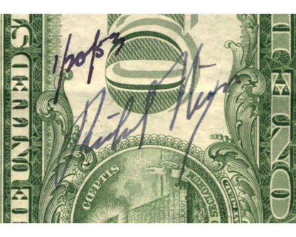 President RICHARD NIXON Signed Silver Certificate (Dollar Bill) PSA Gem Mint 10
