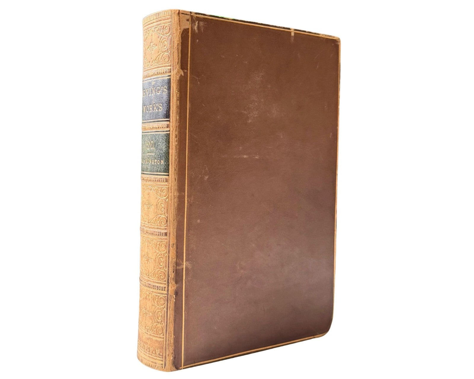 Mary Lincoln Owned & Signed "Life of Washington" ex. Lincoln Pres. Museum