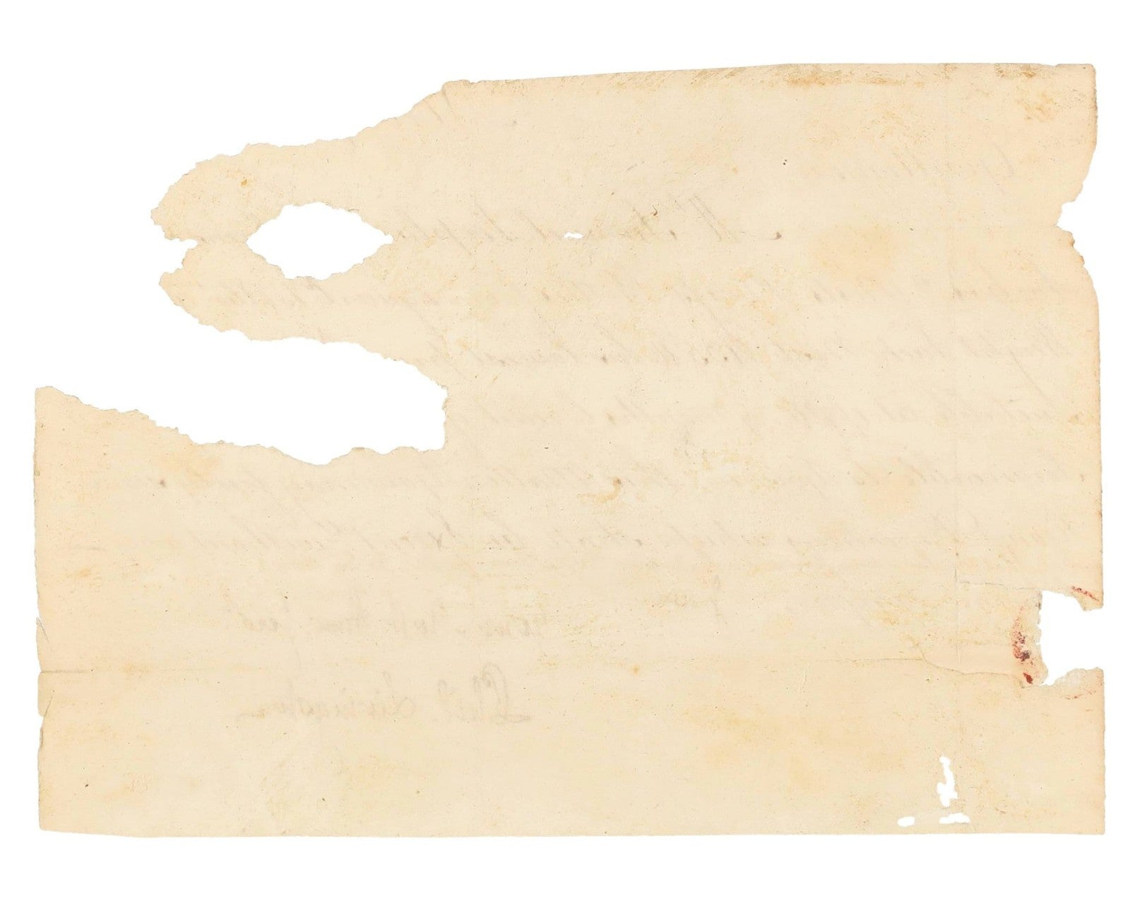 Declaration of Independence Signer Philip Livingstone Bold Signed Document BAS