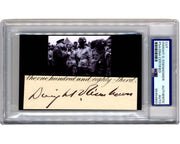 President DWIGHT EISENHOWER Signed Iconic D-Day Photo Display PSA Large Auto