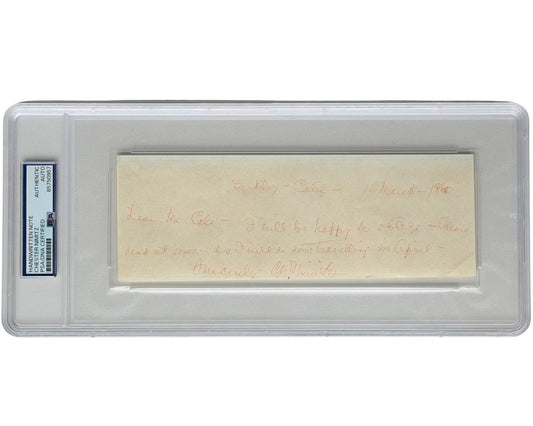 Admiral Chester Nimitz Signed & Handwritten Letter PSA Auto