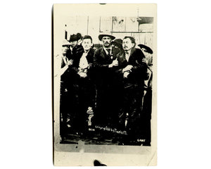 Antique RPPC Real Photo Postcard of Bob & Grat Dalton after Coffeyville Raid