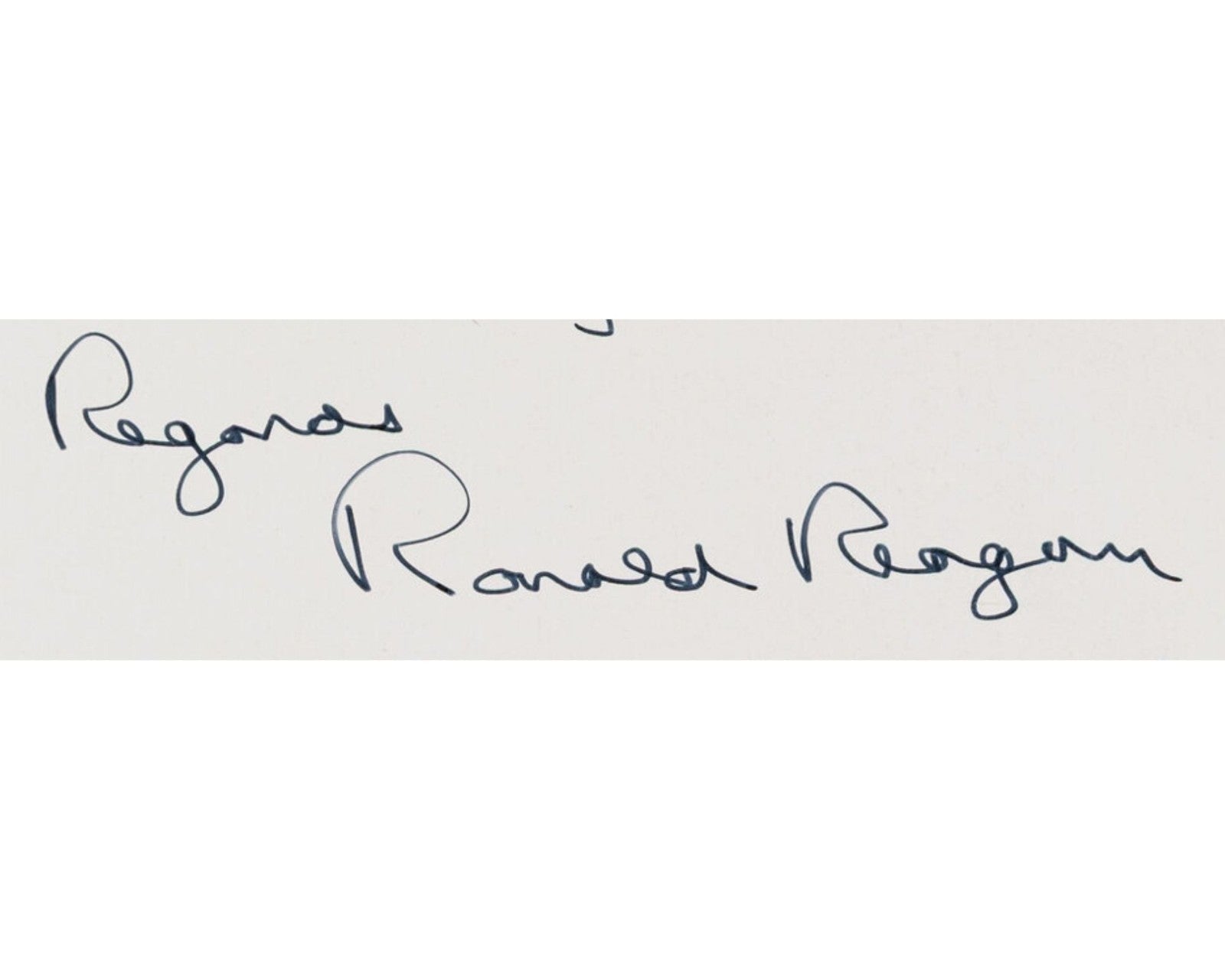 President Ronald Reagan Signed Book "The Screen Greats" BAS Auto