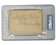Civil War Confederate Lieutenant General Stephen D. Lee Signed Cut PSA