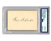 Inventor James B. Eads Signed Cut PSA 8 - Designed Ironcald Warships for Union!