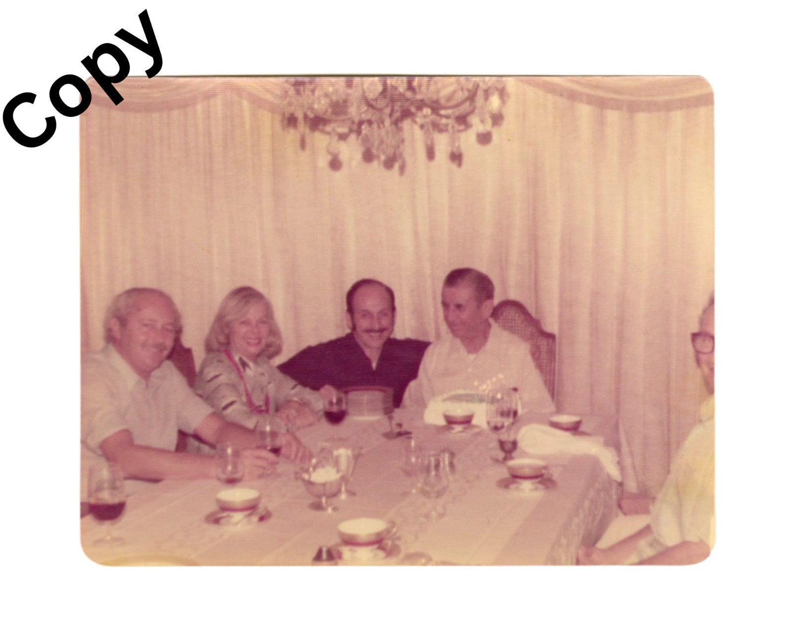 Meyer Lansky's Gorgeous Photo Matched "ML" Plate Ex. Lansky Grandson