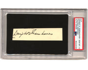 President Dwight Eisenhower Bold Signed Cut PSA Gem Mint 10 Auto