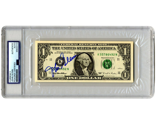 Mercury 7 Astronaut & Senator John Glenn Signed $1 Dollar Bill PSA Auto