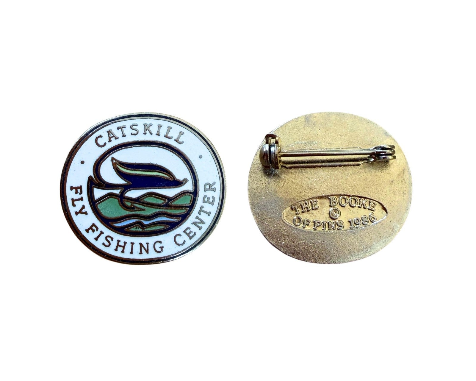 President Jimmy Carter Personally Owned Catskill Fishing Pin. Ex. Carter Estate