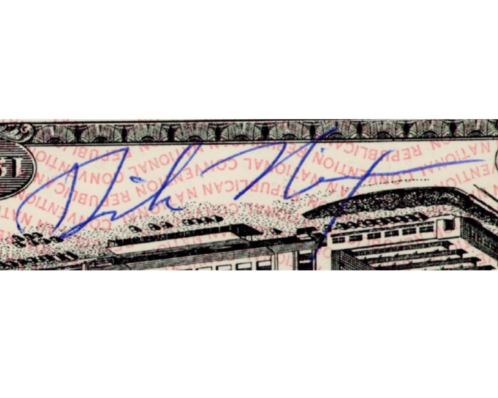 President Richard Nixon Signed 1956 Republican Convention Ticket PSA - Unique!
