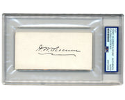 Civil War General Henry W. Slocum Signed Cut Autograph PSA Auto