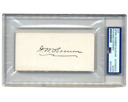 Civil War General Henry W. Slocum Signed Cut Autograph PSA Auto