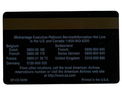 Willie Mays Personally Owned AA Credit Card Ex. Mays Estate / Hunt Auctions