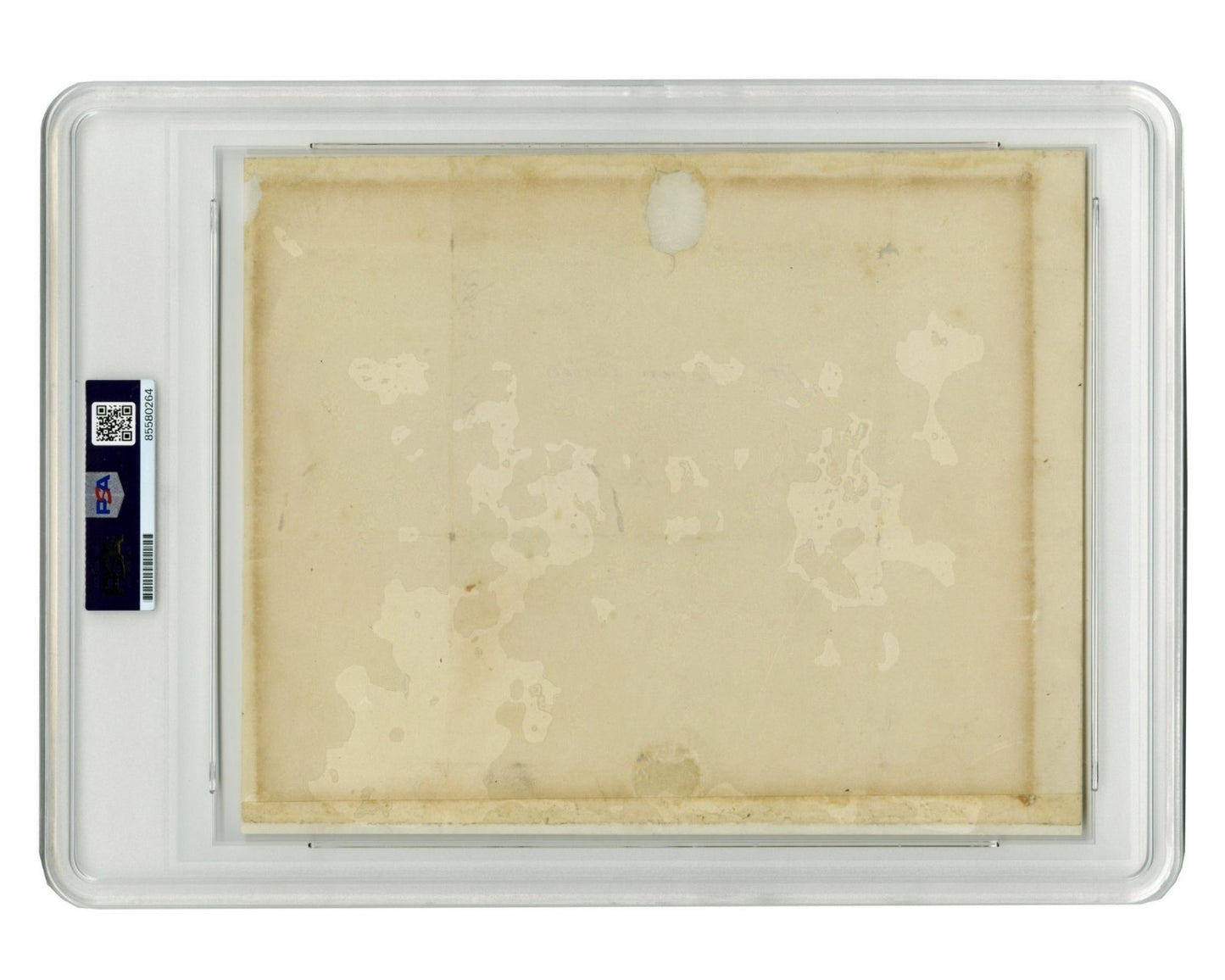 Thomas Jefferson Authentic Signed 3.25x4.65 Free Frank Auto NM 7 PSA/DNA Slabbed