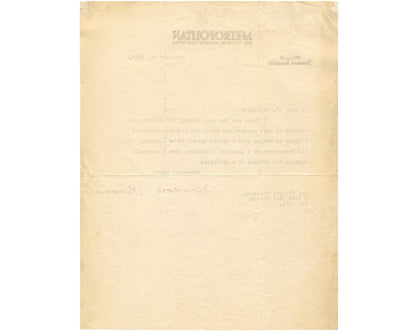 President Theodore Roosevelt Seeks to Re-Enter Combat PSA Historic Signed Letter