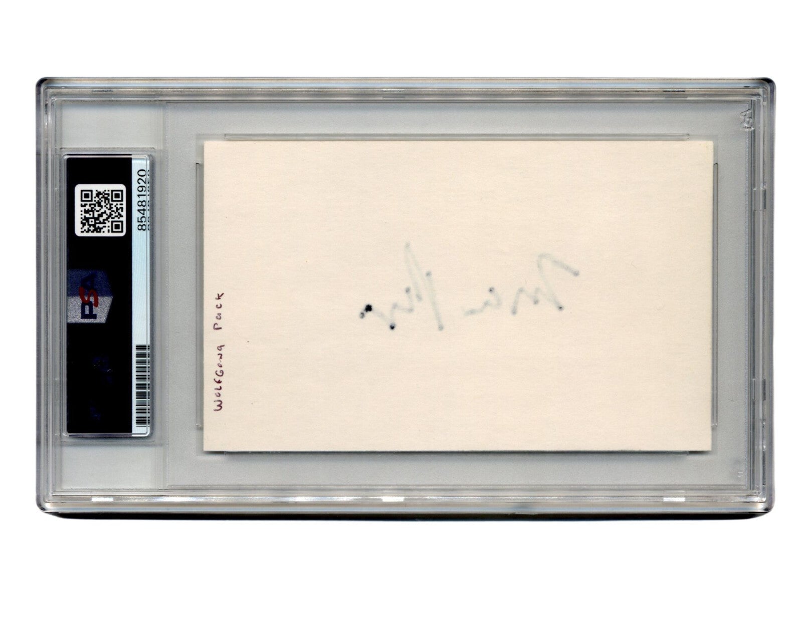 Godfather Writer MARIO PUZO Gorgeous Signed Cut PSA Auto