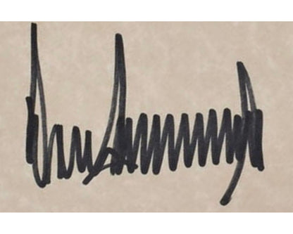 President Donald Trump Signed "The Art of the Comeback" BAS Auto - Fitting Copy!