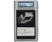 President HARRY TRUMAN Bold Signed Display of Iconic "Dewey Defeats Truman" PSA