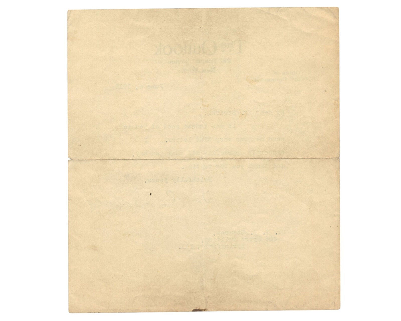 President Theodore Roosevelt Signed Letter w/ Large Signature! JSA Authentic