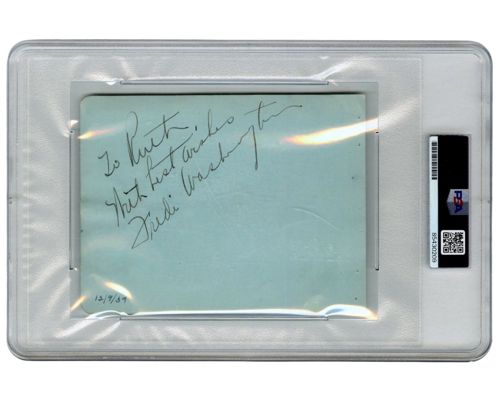President Ronald Reagan Signed Cut Autograph w/ Portrait from Acting Days PSA